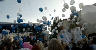 Puszczanie balonów - XI Dni Patrona Miasta - 24 września 2016 r.
