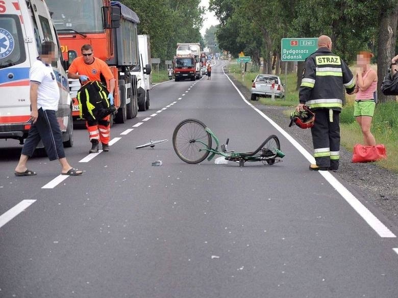Rowerzysta zginął pod kołami ciężarówki Kliknięcie w obrazek spowoduje wyświetlenie jego powiększenia