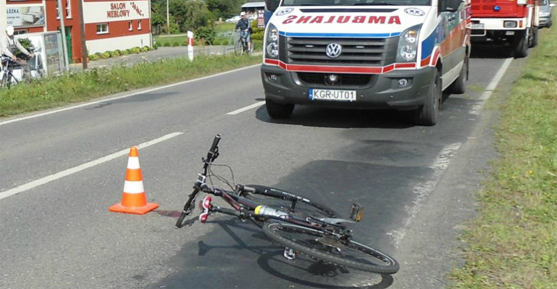 Potrącony rowerzysta  Kliknięcie w obrazek spowoduje wyświetlenie jego powiększenia
