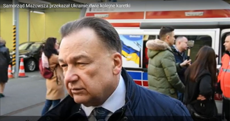 Samorząd Mazowsza przekazał Ukrainie dwie kolejne karetki Kliknięcie w obrazek spowoduje wyświetlenie jego powiększenia